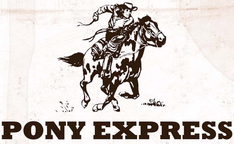 Доставка pony. Пони экспресс логотип. Пони экспресс старый логотип. Логотип курьерской службы. Старинная табличка Pony Express.